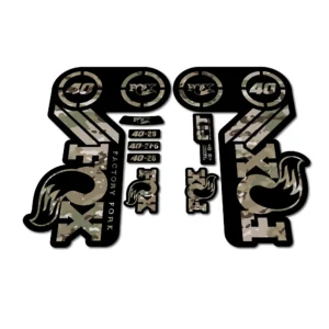 Fox Factory 40 Heritage Fork Stickers 2015 CAMO