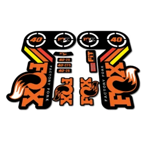 Fox Factory 40 Heritage Fork Stickers 2015 original