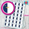 Azores ROUND flag stickers 3 sizes