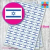 Israel Flag Stickers 3 sizes