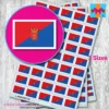 Lanzarote flag stickers 3 sizes
