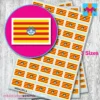 Menorca flag stickers 3 sizes