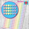 204 dot planner stickers 7mm