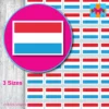 luxembourg flag stickers