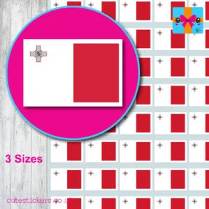 malta flag stickers