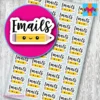 Emails Teacher Planner Stickers