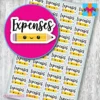 Expenses Teacher Planner Stickers