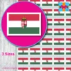 HUNGARY UNOFFOCIAL STATE FLAG STICKERS