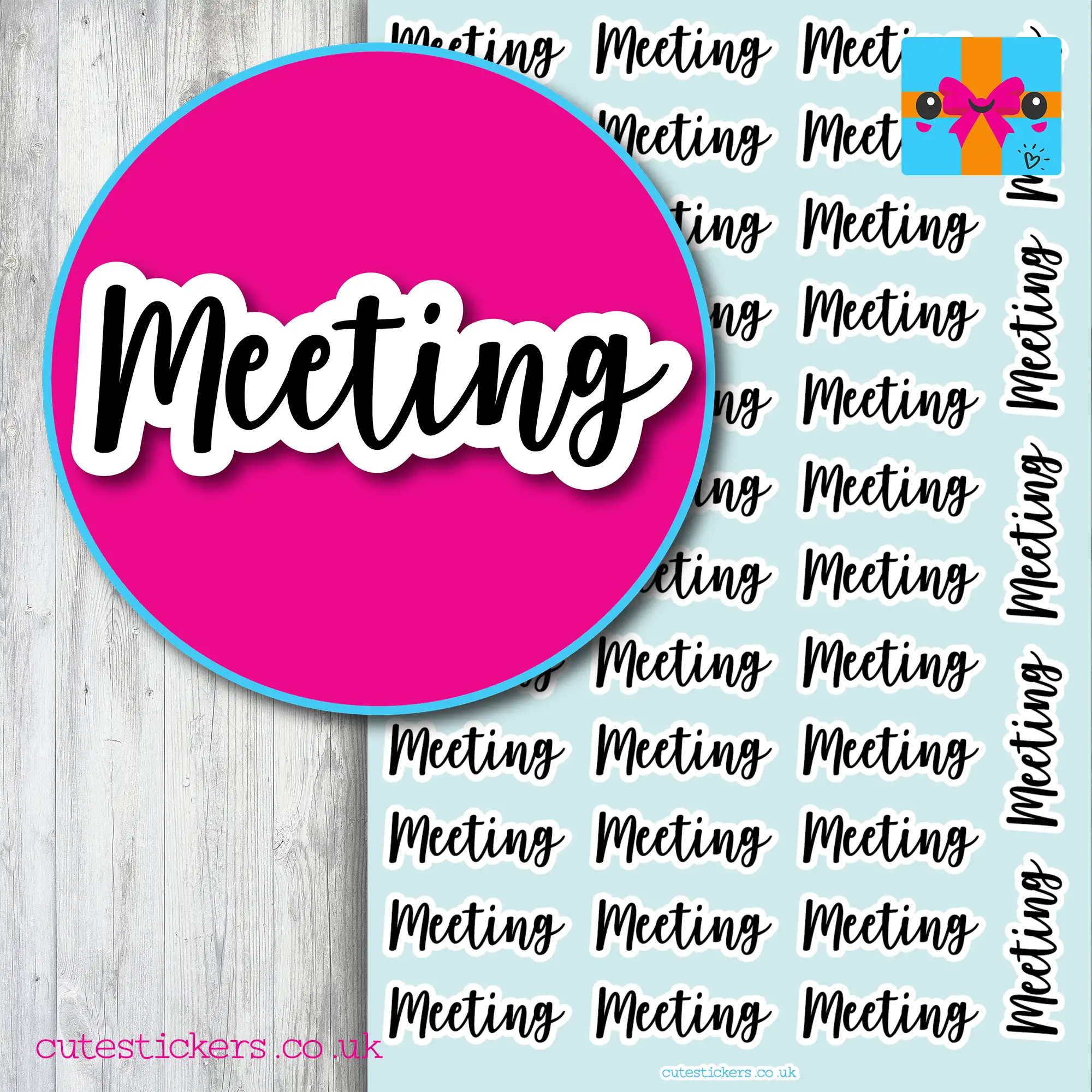 meeting planner stickers