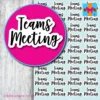 teams meeting planner stickers