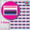 gender fluid flag stickers