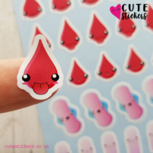 menstrual reminder stickers