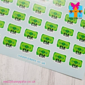 ESA disability payment planner stickers