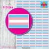 Transgender flag stickers 6 sizes