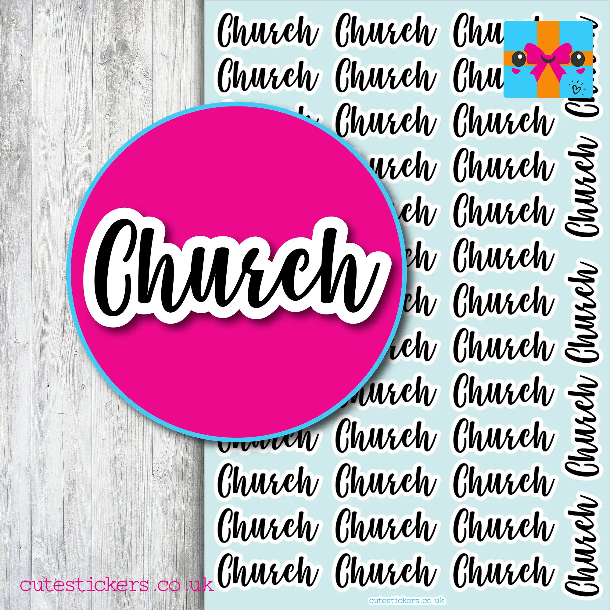 Church Planner Stickers