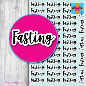 Fasting Planner Stickers