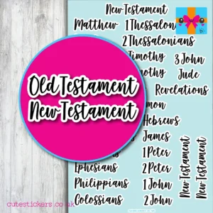 New Testament Planner Stickers