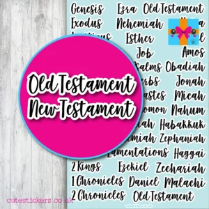 Old Testament Planner Stickers