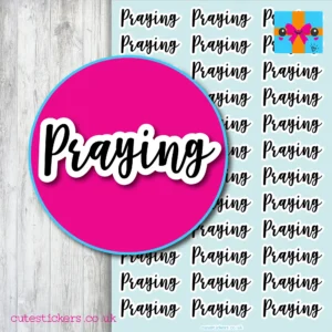 Praying Planner Stickers