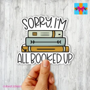 kindle sticker ereader kobo all booked up