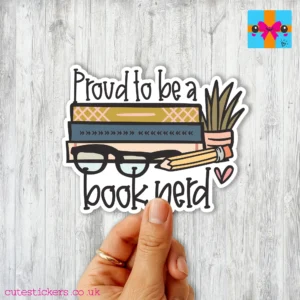 kindle sticker ereader kobo proud book nerd