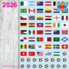 Football Country Flag Stickers 2026