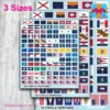 US States Territories Flag Stickers 3 sizes