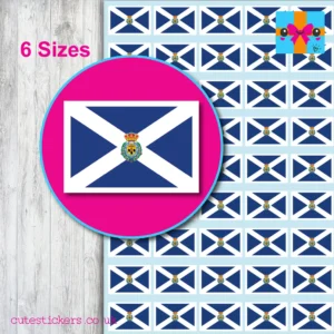 Tenerife Flag Stickers 6 sizes
