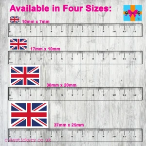 waterproof world flag stickers
