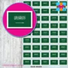 Saudi Arabia flag stickers 7 sizes